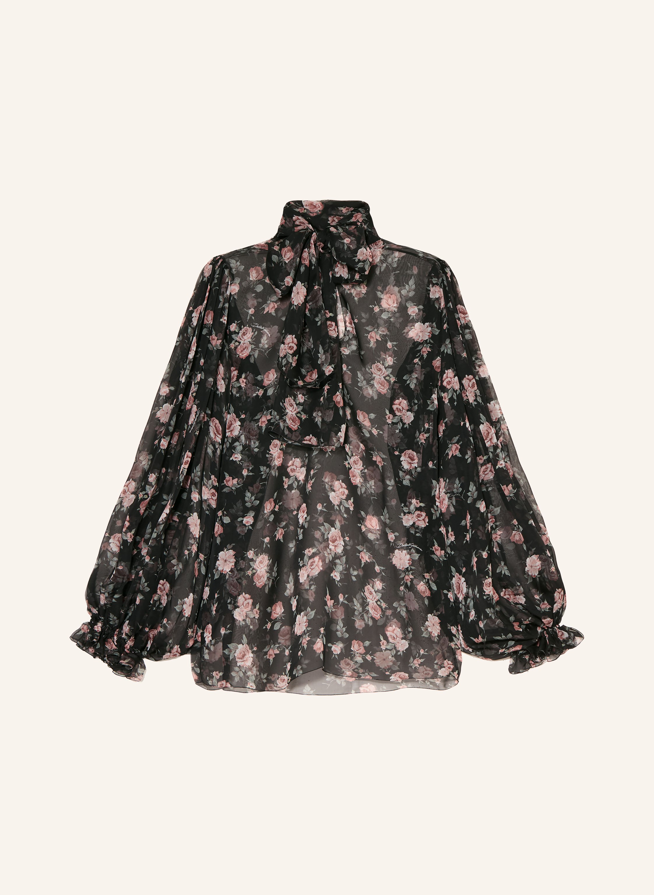 DOLCE & GABBANA Schluppenbluse aus Seide