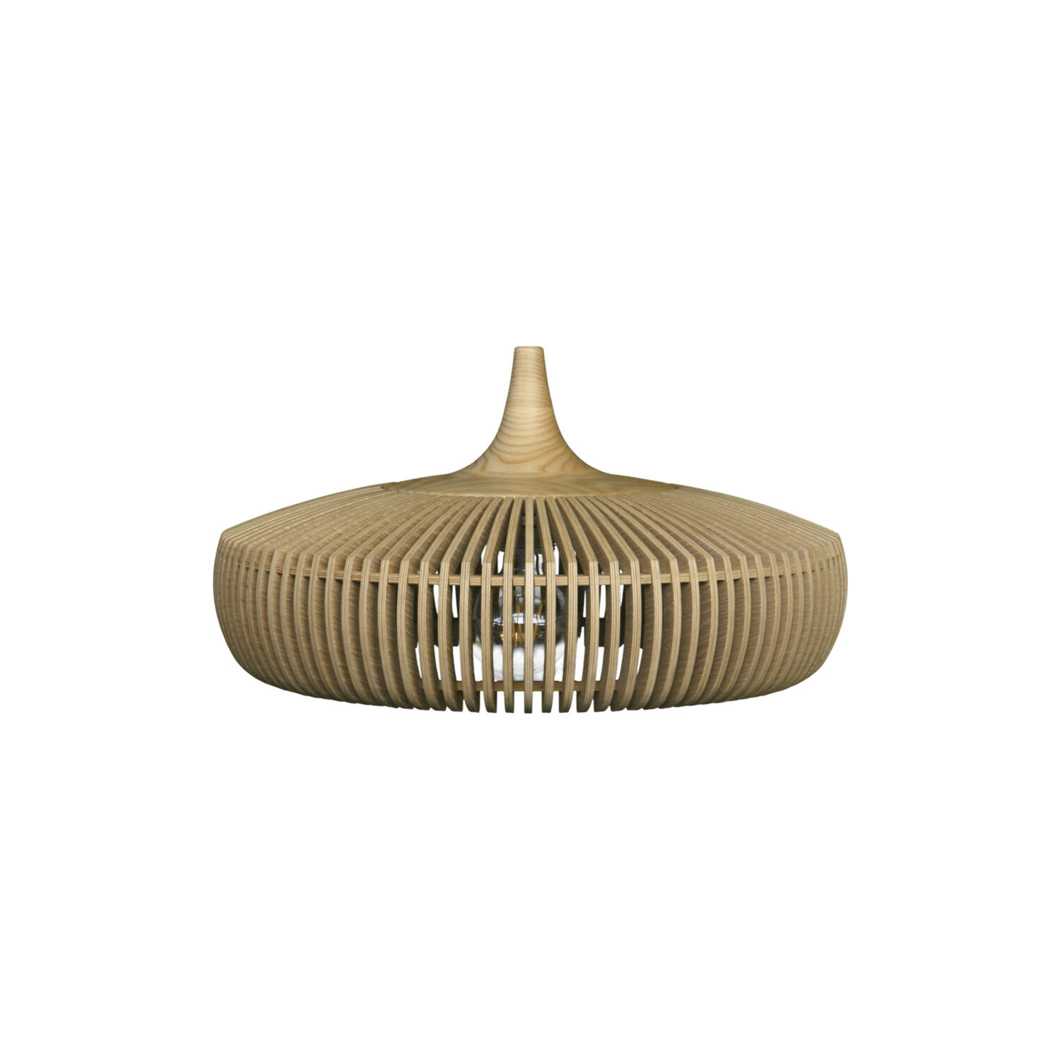 Clava Dine Wood Pendant, oak