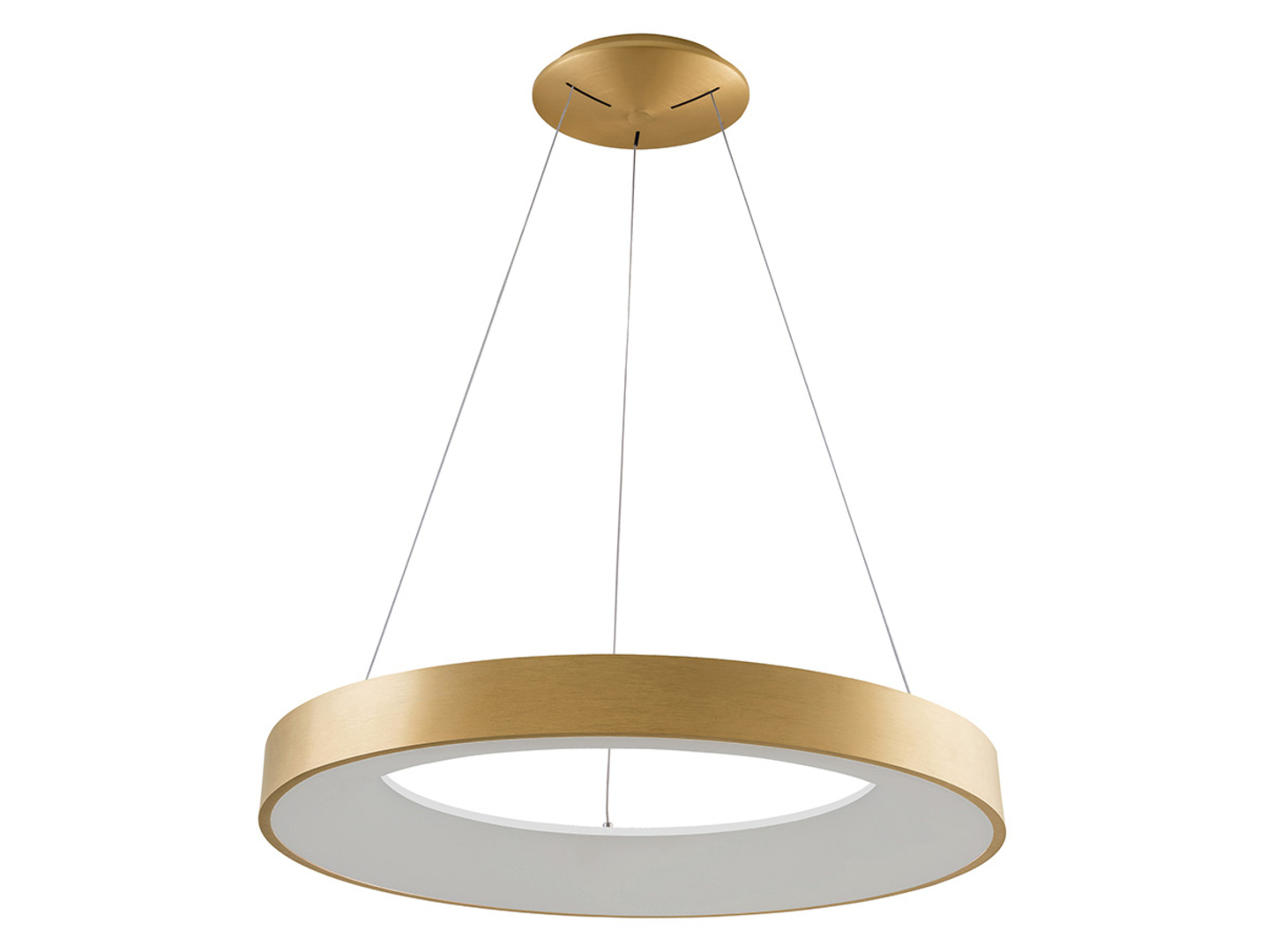 Lampa wisząca Giulia LED aluminiowa złota