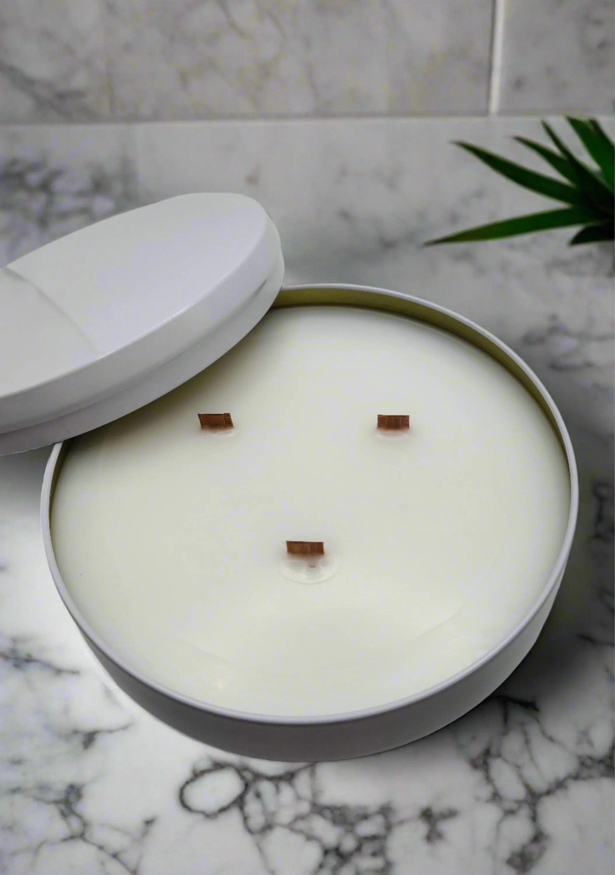 Elegant Copper 16 oz Tin Candle With Crackling Wooden Wick