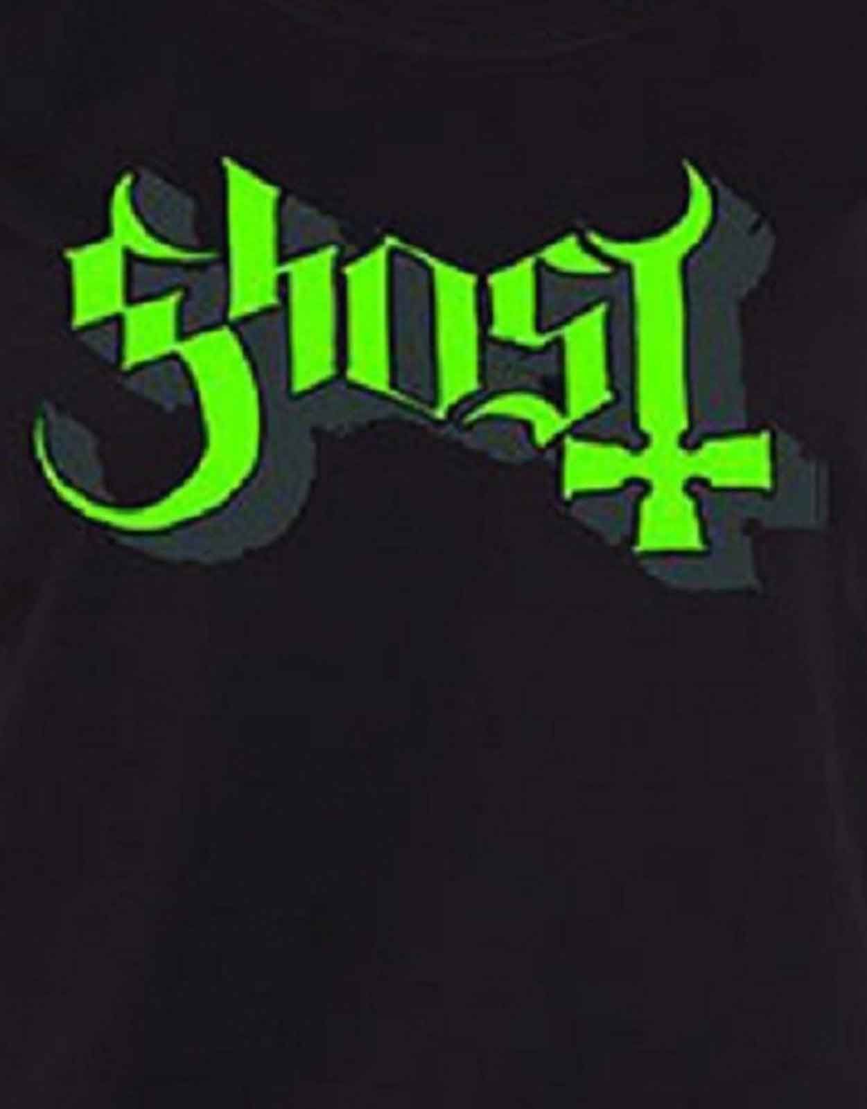 Ghost Green Keyline Logo Skinny Fit T Shirt