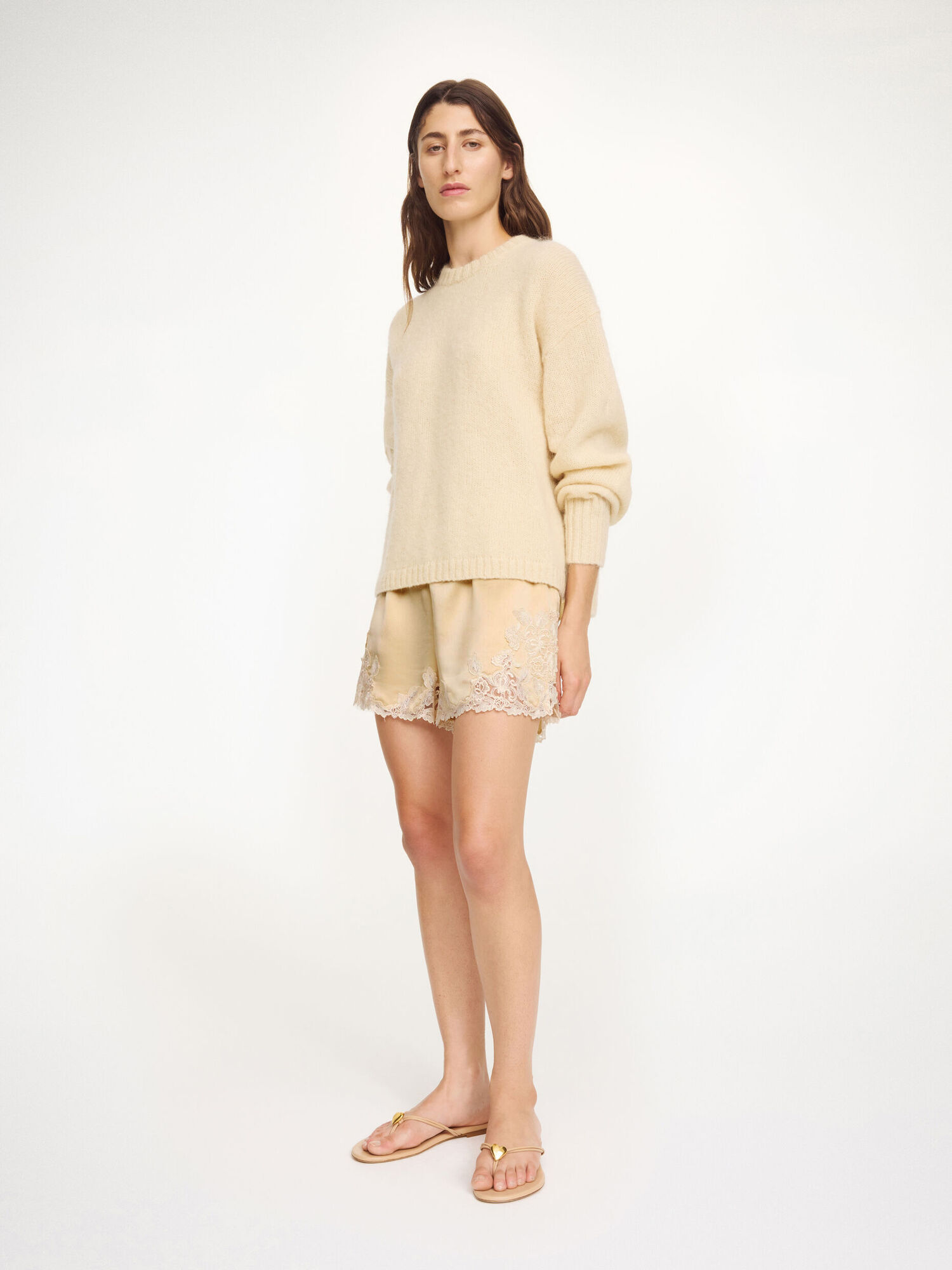 Eri shorts i satin