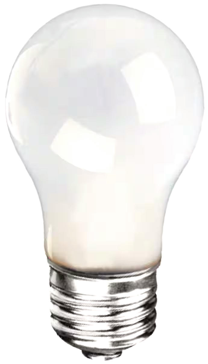 NOMA A15 E26 Base Oven Frosted Incandescent Light Bulb, 350 Lumens, Warm White, 40W