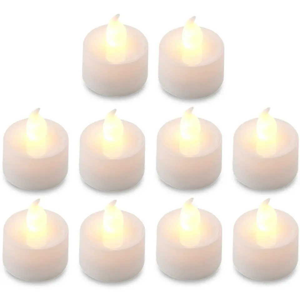 Cepewa Kaarsen - LED - 10 st - 3,5 cm - met afstandsbediening