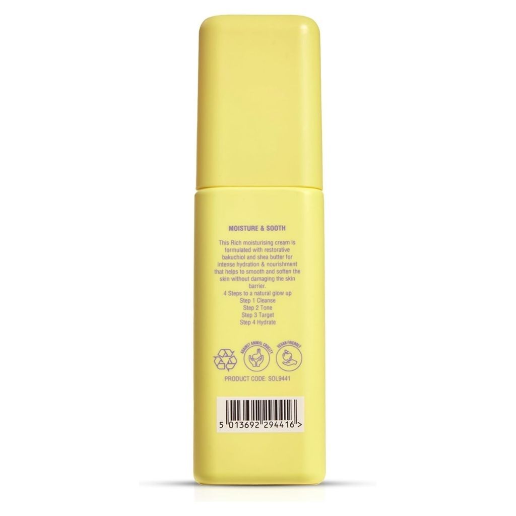 SOL Beauty Moisturising Rich Face Cream Smooth Lightweight Facial Daily 80ml