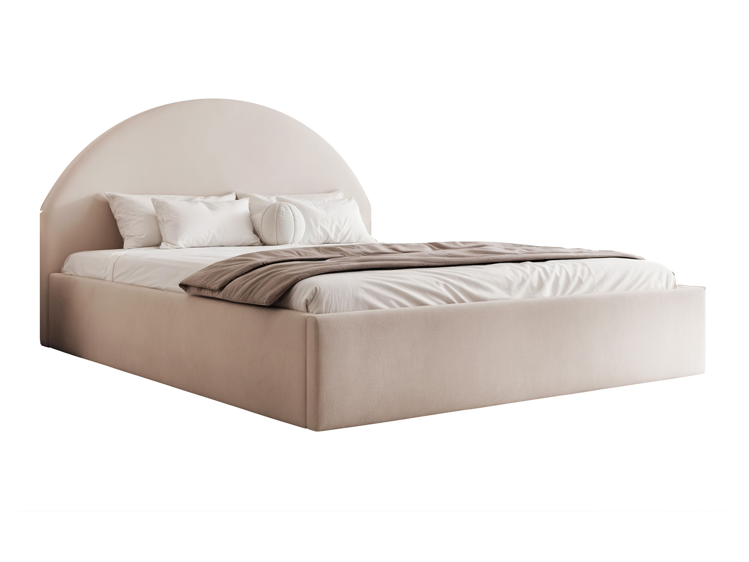 Łóżko 120x200 Lunare z pojemnikiem i wezgłowiem, Dream Velvet 202.03