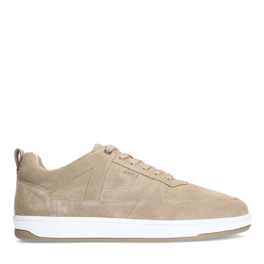 Manfield Beige suède sneakers