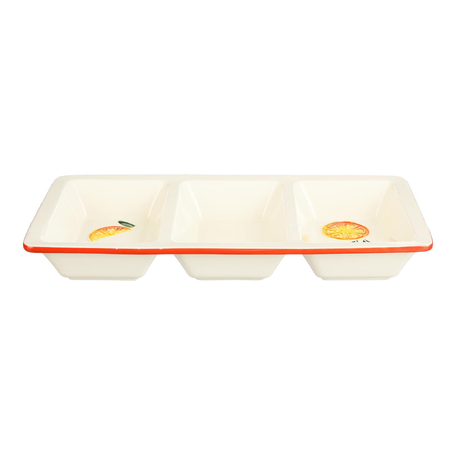 Snackschale Orange Orange,L 310 x B 160 x H 40 mm