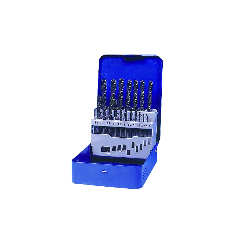 Coffret de forets pour métal HSS 19 pièces