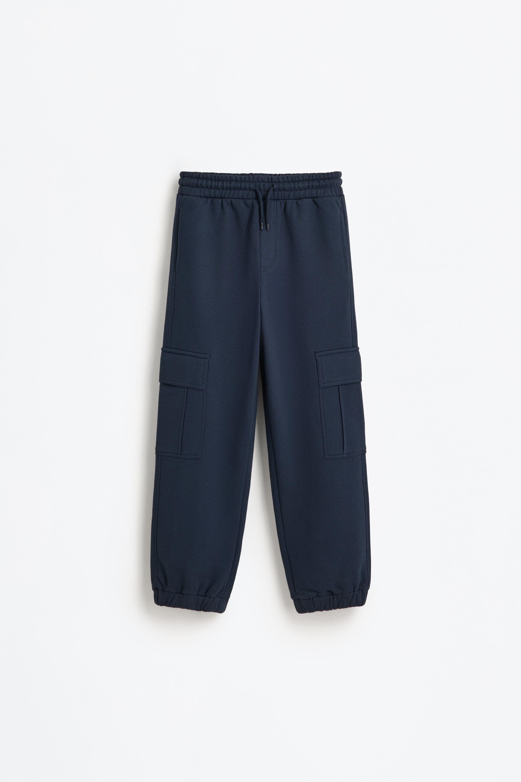 Pantalón cargo felpa