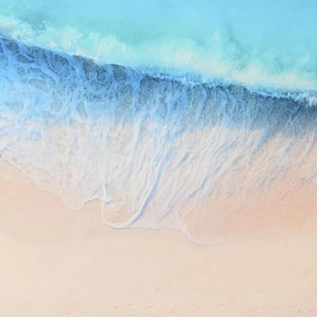 Quadro Vidro Praia 150x100