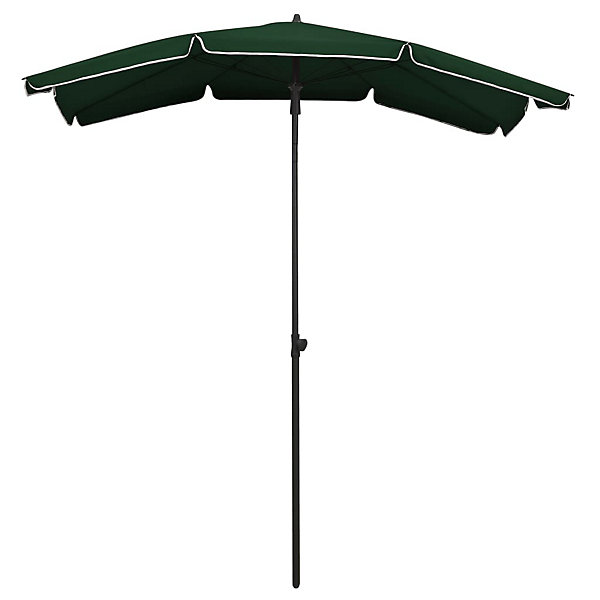 Parasol de jardin avec mât 200 vert Helloshop26