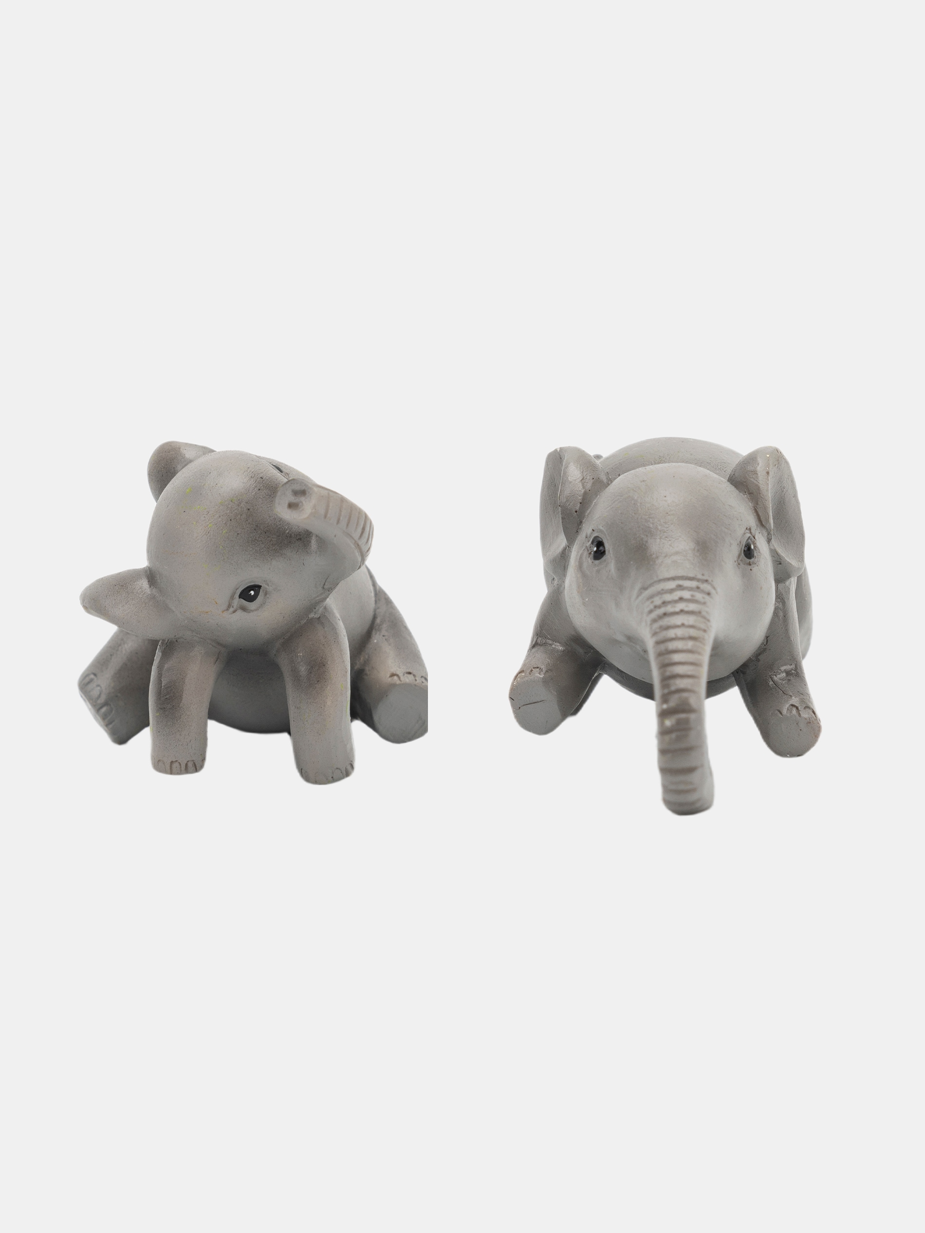 Dekoracje ogrodowe do doniczki w kształcie słonia 2 pack