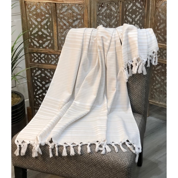 Throw Blanket Samos Cotton Throw Blanket 36" x 67" Light Weight