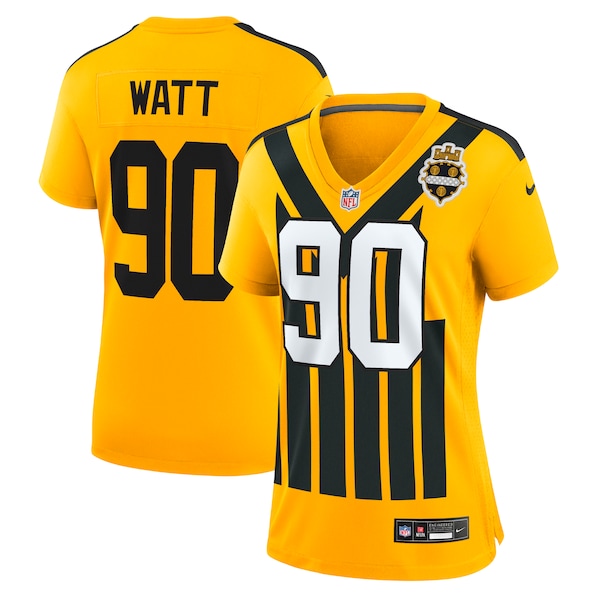 T.J. Watt Pittsburgh Steelers Nike Women's Alternate 1933 Throwback Game Jersey - Gold/Black
