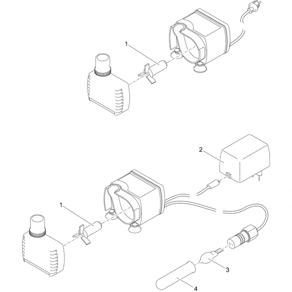 Brunnen-Pumpe »PondoCompact 300«, 5 W, Fördermenge: 300 l/h
