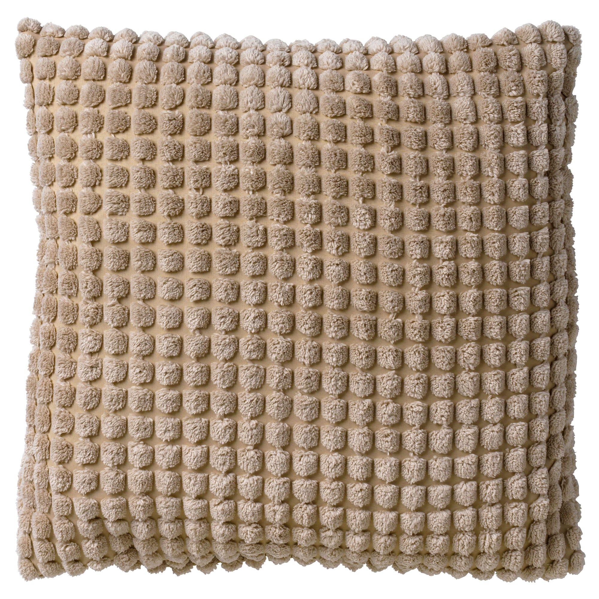 ROME - kussenhoes 45x45 cm - effen kleur - 3D-structuur - Pumice Stone - beige