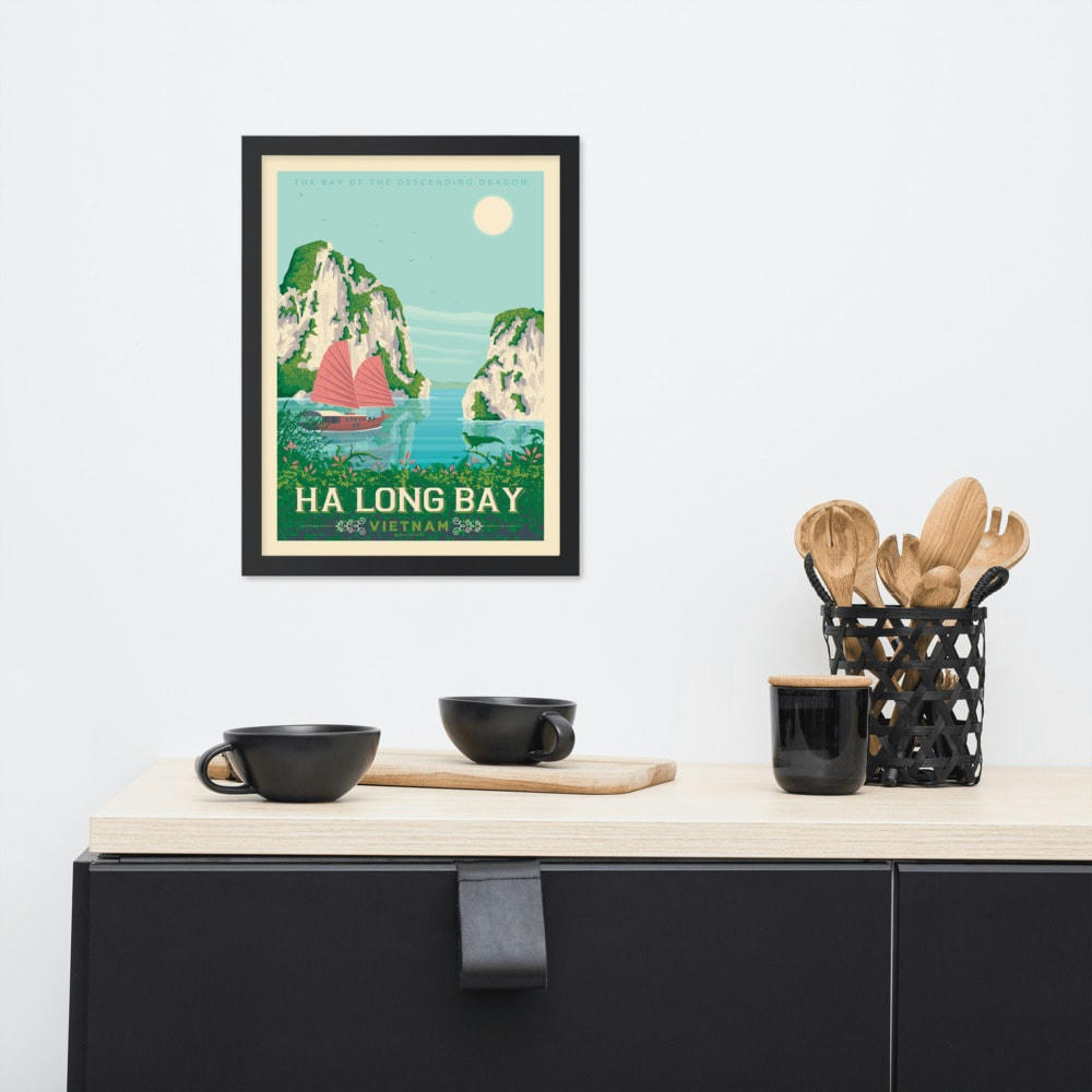 - Affiche Ha Long Bay  30x40 cm