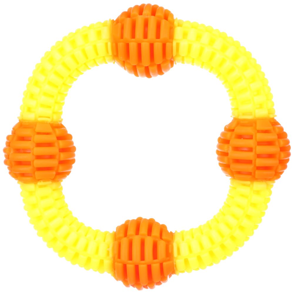 Flamingo Dog Toy Lipa Ring with Balls