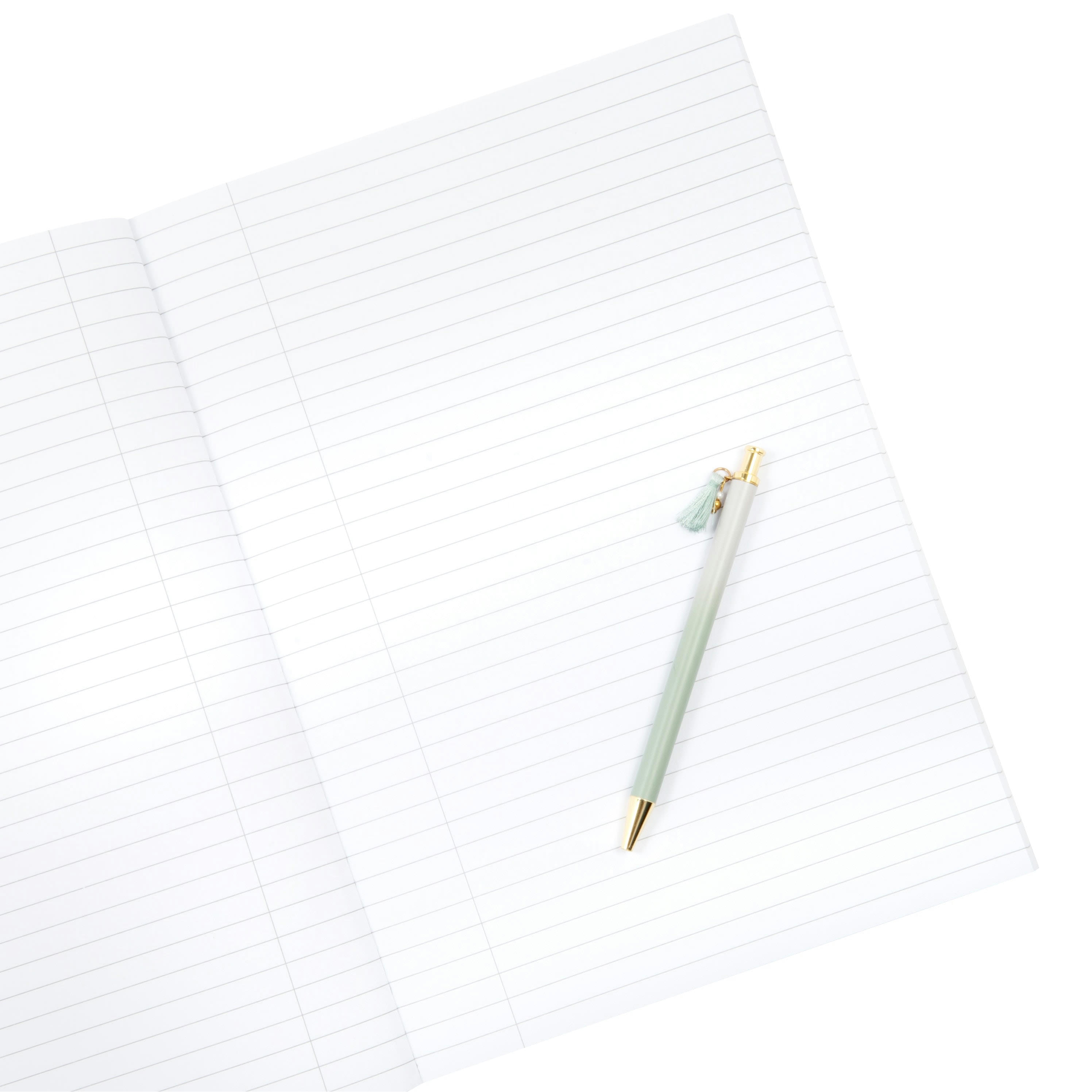 DAISY - Cahier vert motif floral