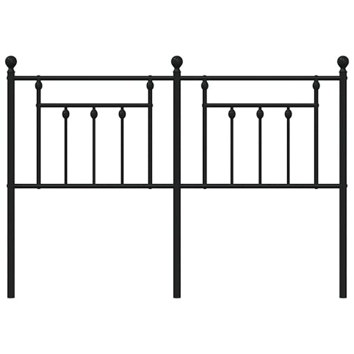 NNEVL Metal Headboard Black 152 cm