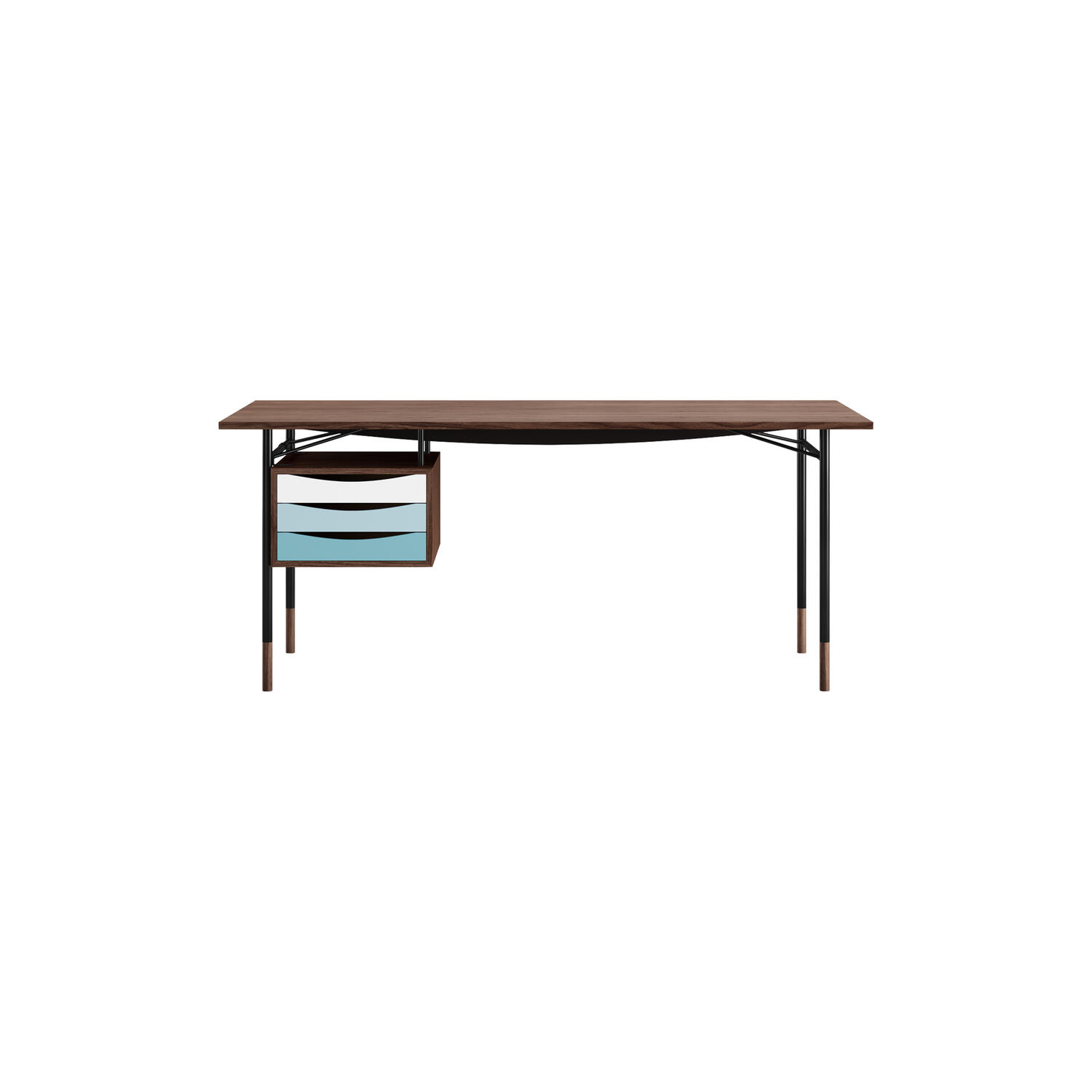 Nyhavn Arbejdsbord, walnut/cold