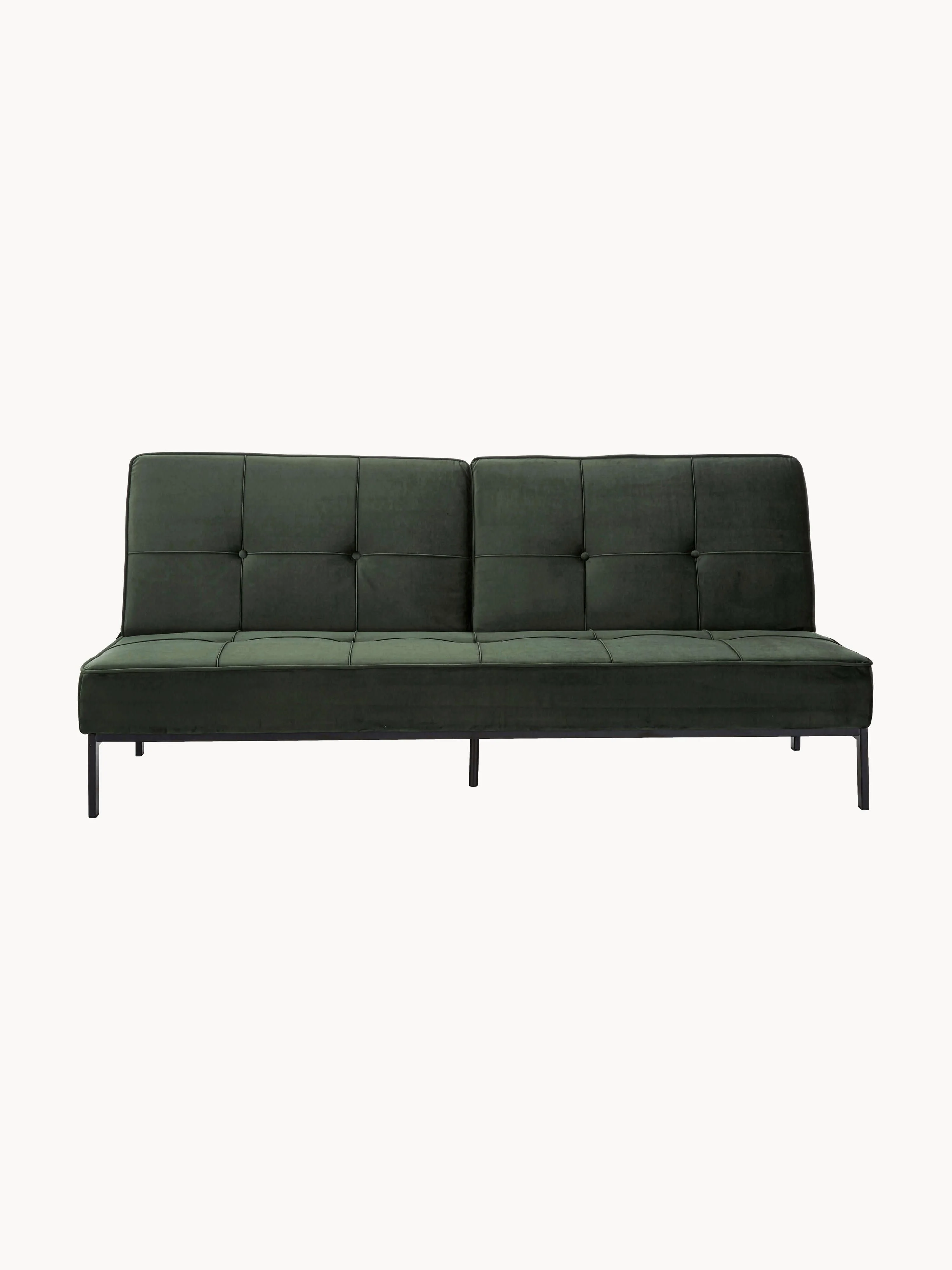 Samt-Schlafsofa Perugia (3-Sitzer)