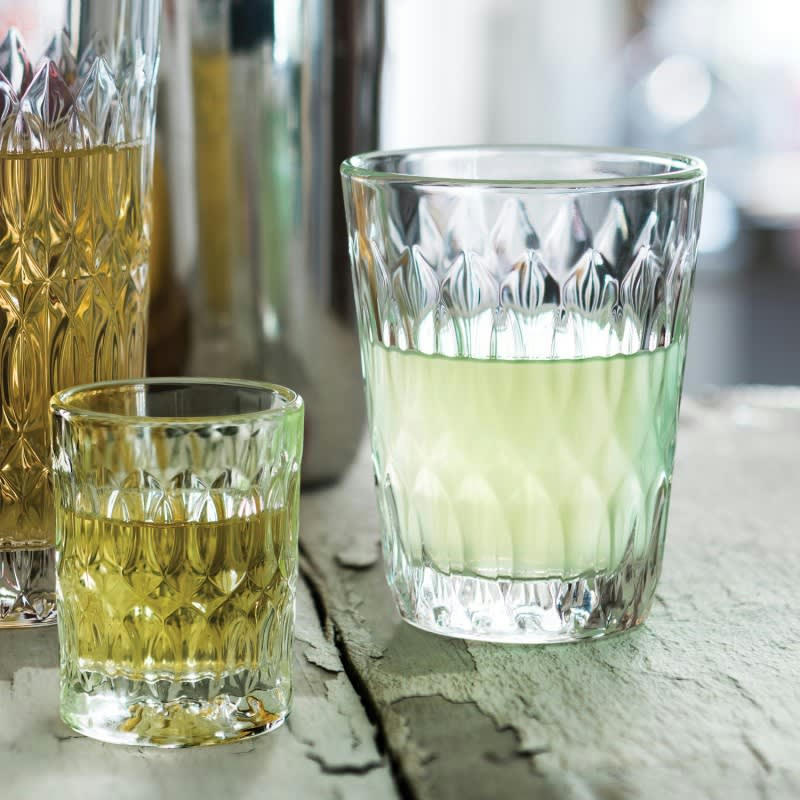 LOT DE 6 VERRES À EAU, VERONE - Verre à eau  en verre transparent - lot de 6