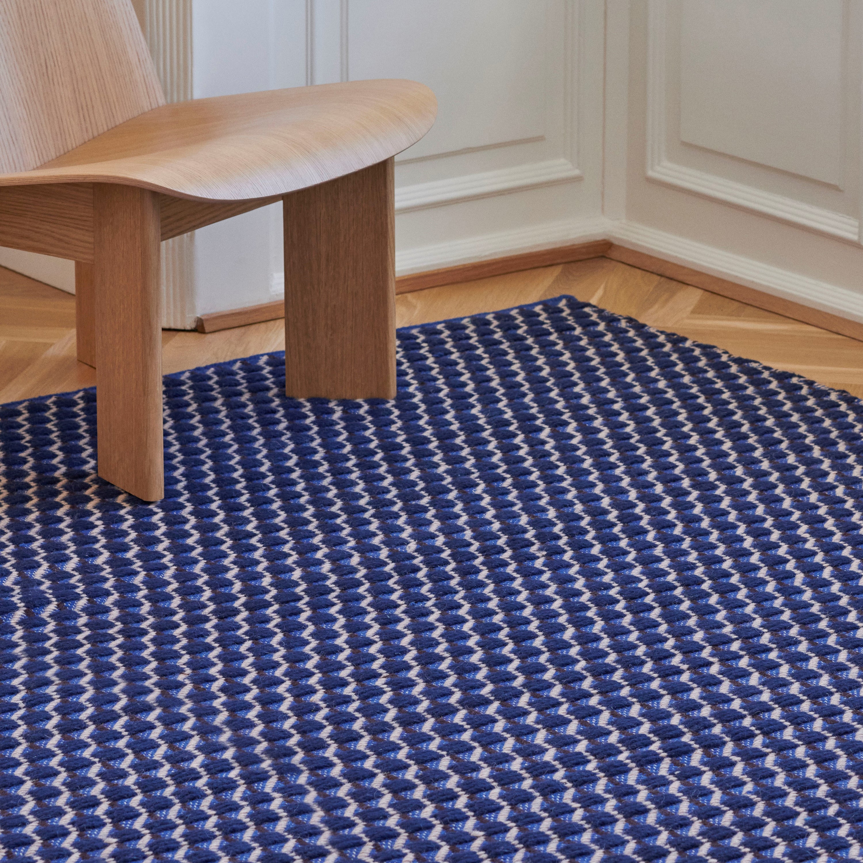 HAY Channel Vloerkleed 170 x 240 cm - Blauw