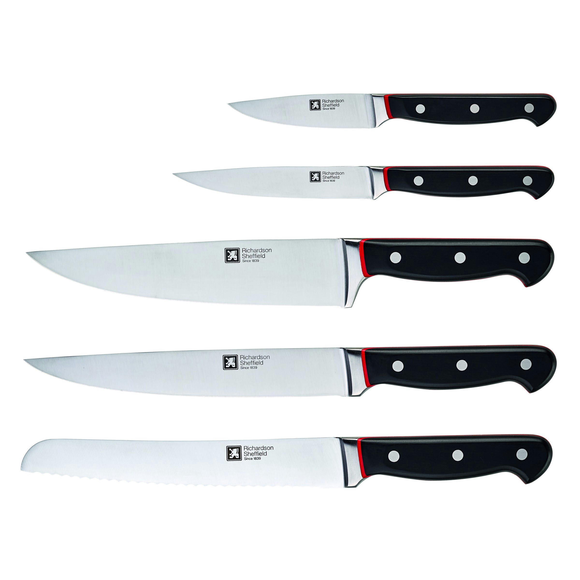 VELOCITY - Bloc 5 couteaux de cuisine