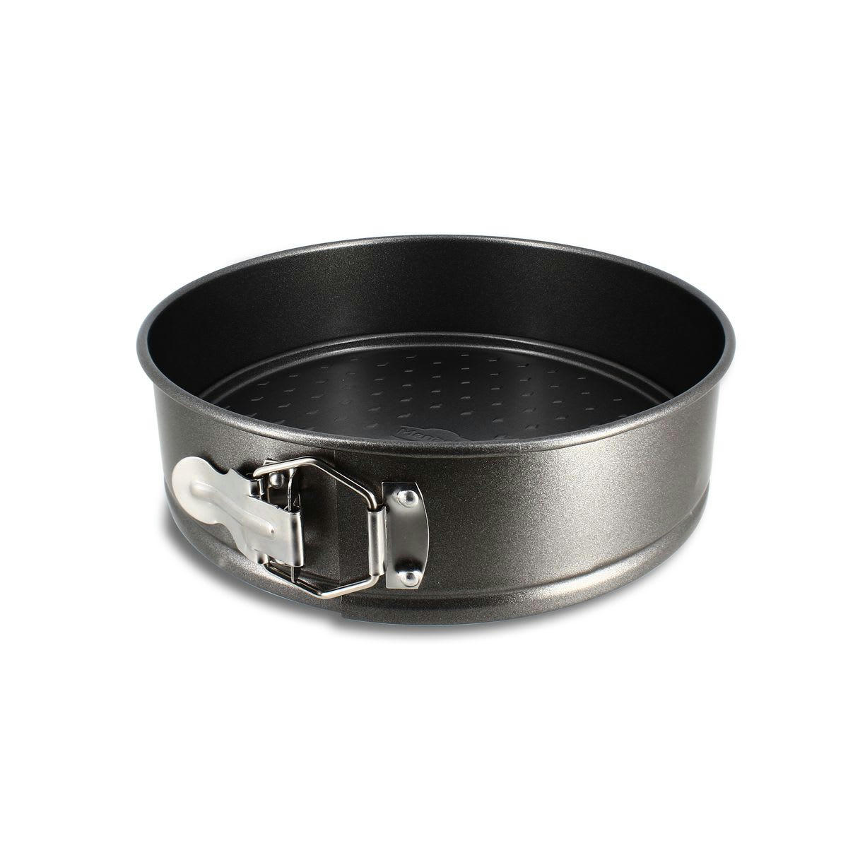AMANDINE - Moule à charnière à fond amovible en acier carbone Ø22cm