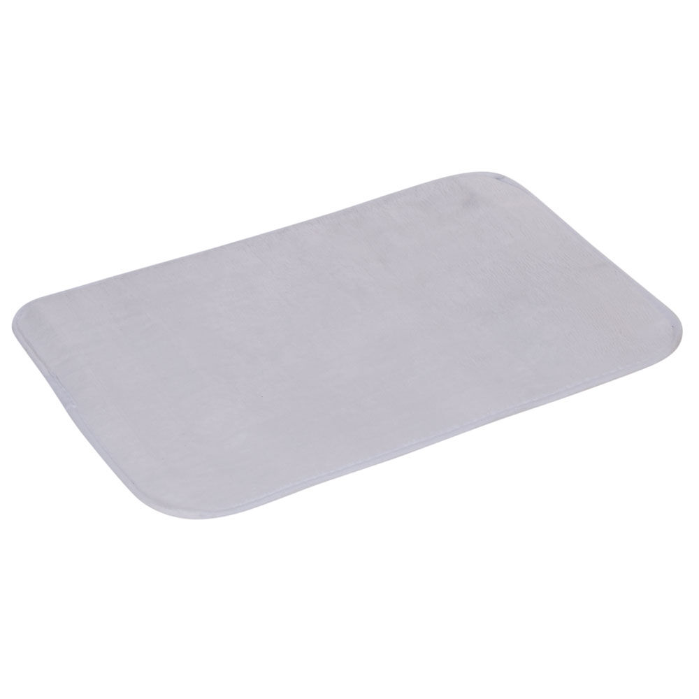 Tapis salle de bain blanc