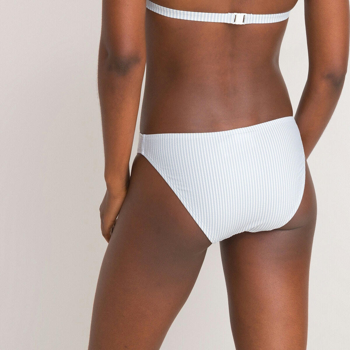 Bas de maillot de bain culotte à rayures