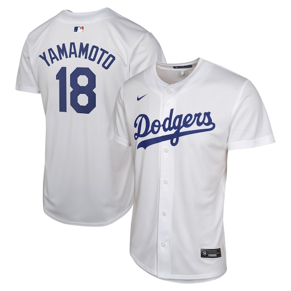 Yoshinobu Yamamoto Los Angeles Dodgers Nike Youth Home Replica Player Jersey - White
