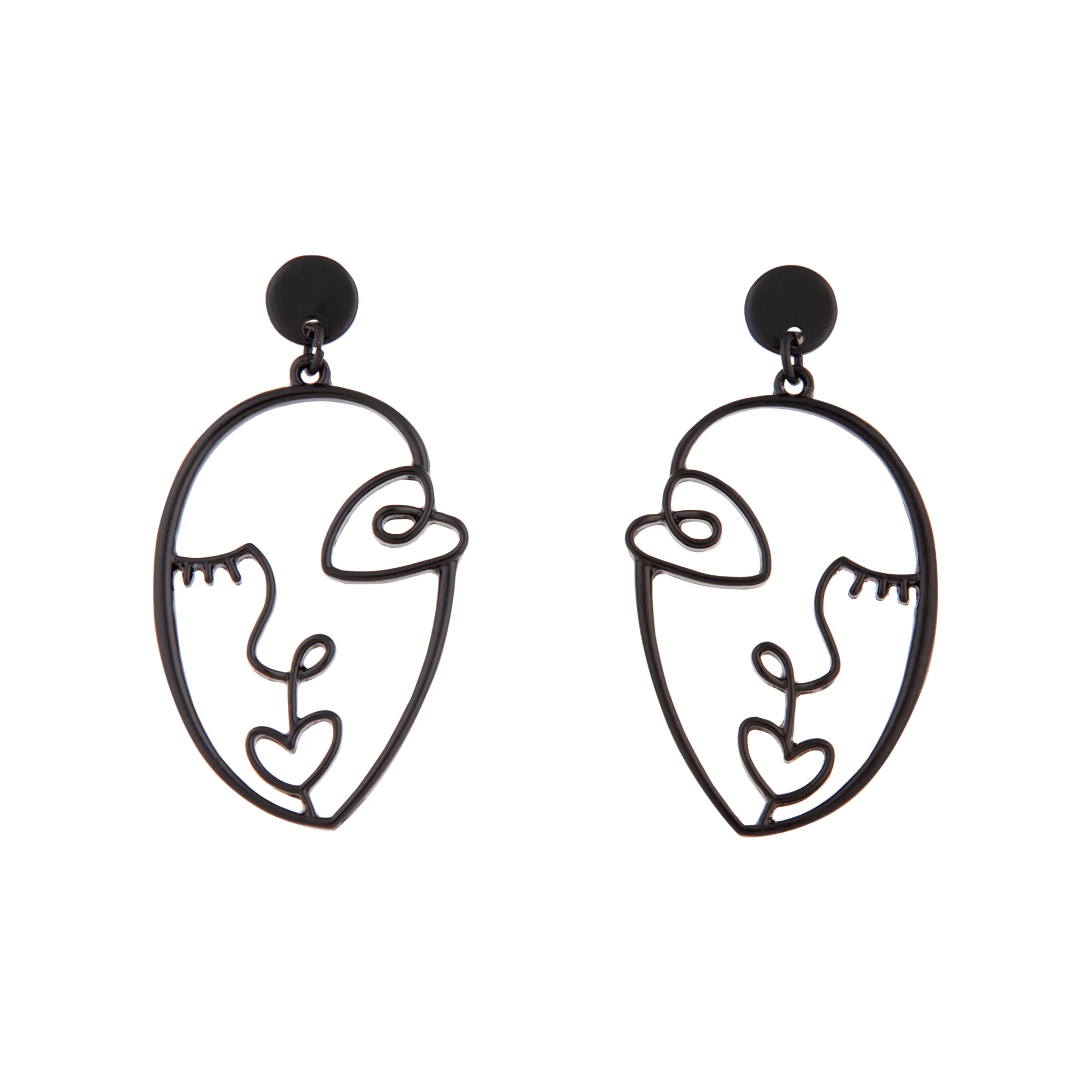 Black Artist Inspired Face Earrings