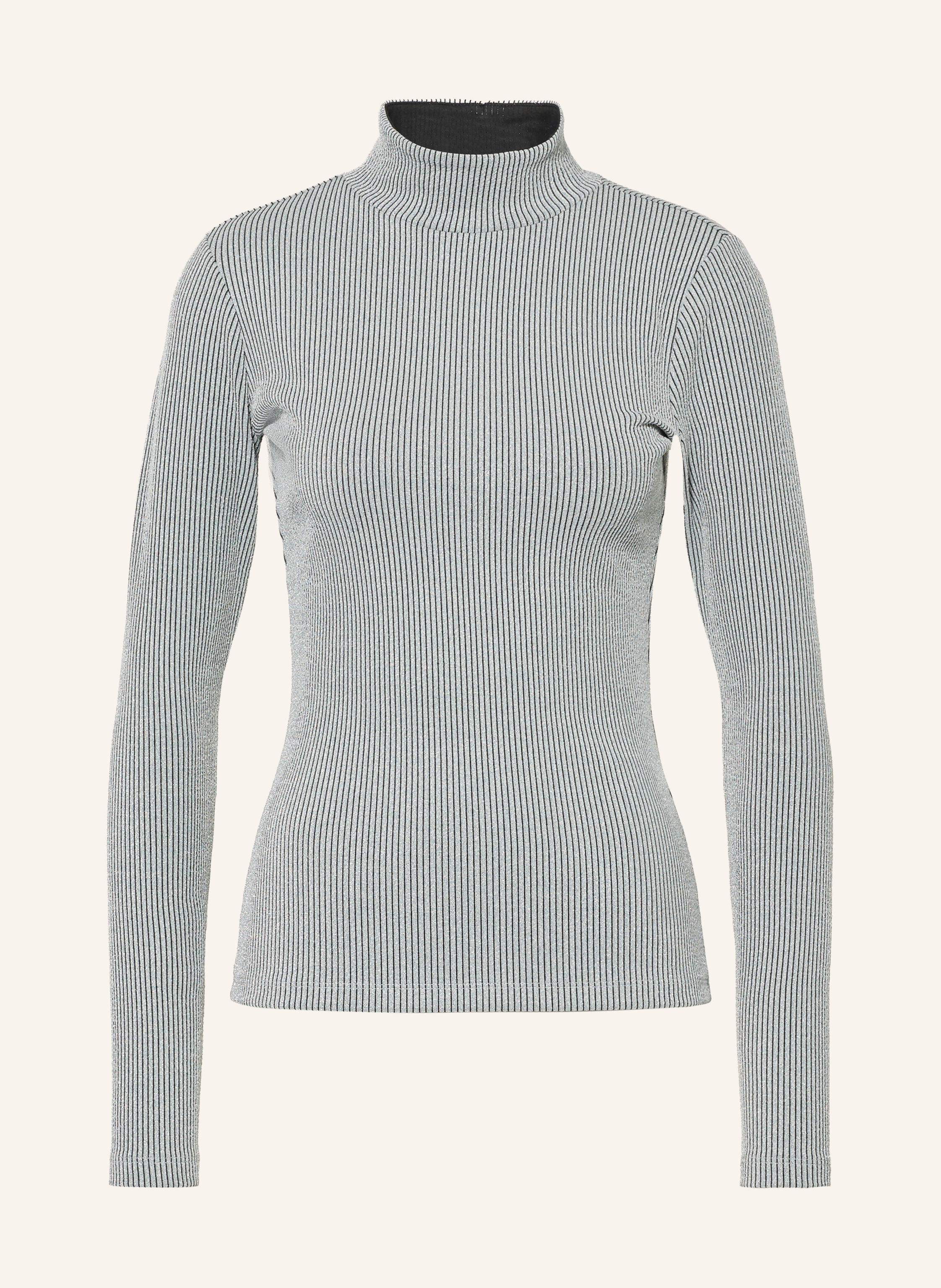 HUGO Longsleeve DRISILA mit Glitzergarn