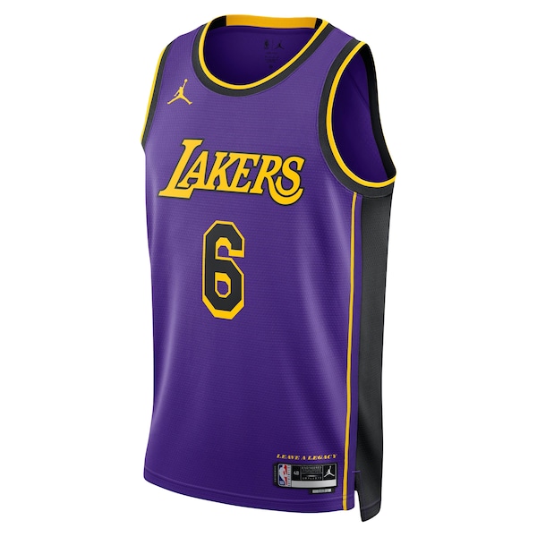 LeBron James Los Angeles Lakers Jordan Brand Unisex Swingman Jersey - Statement Edition - Purple