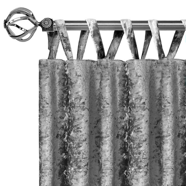 Harper Criss-Cross Window Curtain Panel