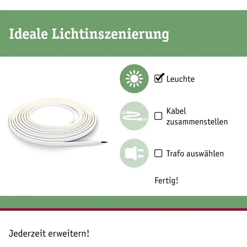 Outdoorleuchte Plug & Shine Smooth
