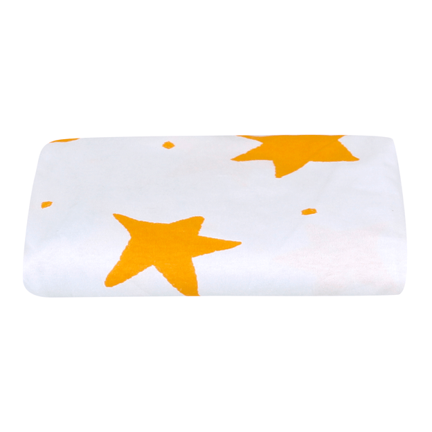 LENÇOL COM ELÁSTICO PARA BERÇO INFANTIL STAR 1,30 M X 70 CM X 18 CM VIA LÚDICA