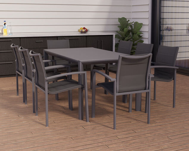 Boston-Eden 9 Piece Dining Setting