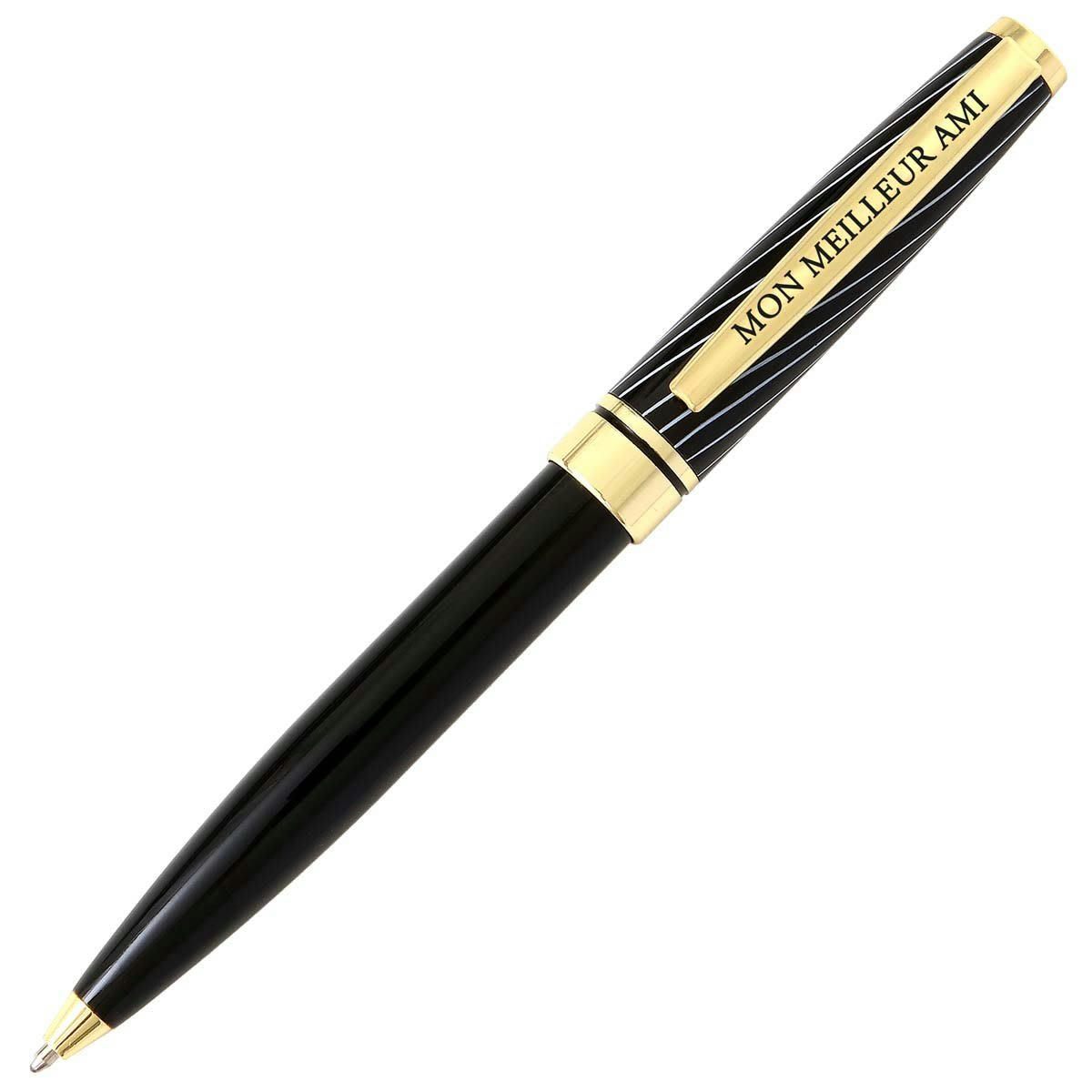 - Stylo bille noir rétractable Mon Meilleur Ami