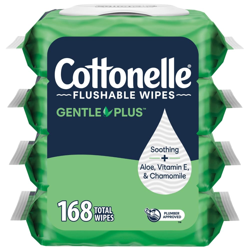 Cottonelle Fresh Feel Flushable Wet Wipes, 42 Wipes Per Pack
