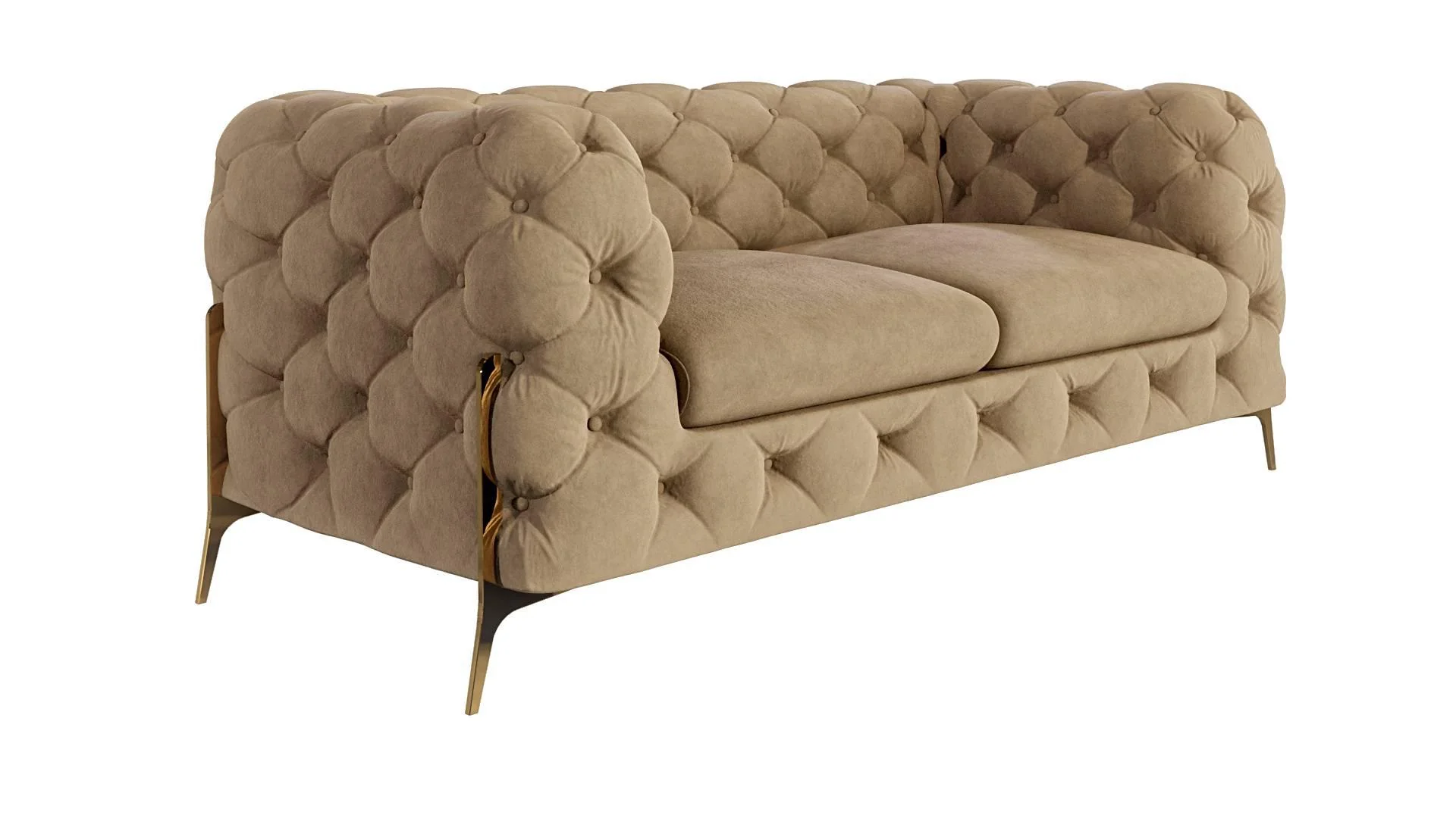 2-zitsbank Chelsea velvet
