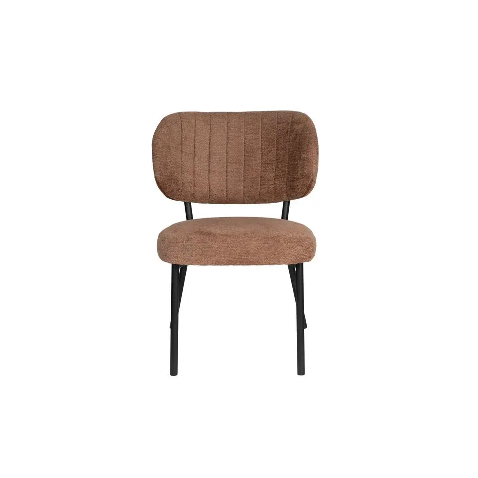 Housecraft Sanne Eetkamerstoelen Oranje Grijs - Set van 2