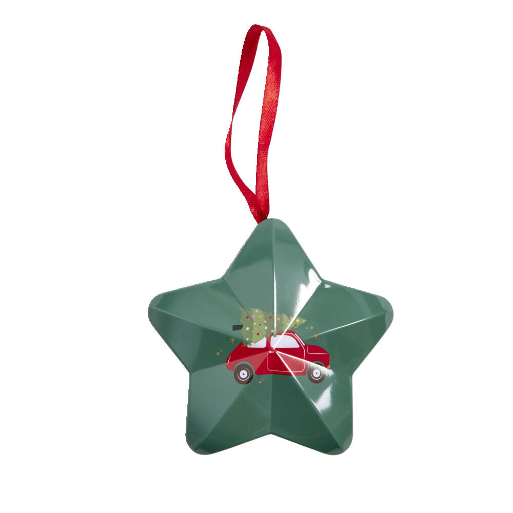 BoÎte cadeau alimentaire No&euml;l à suspendre (3 modèles)