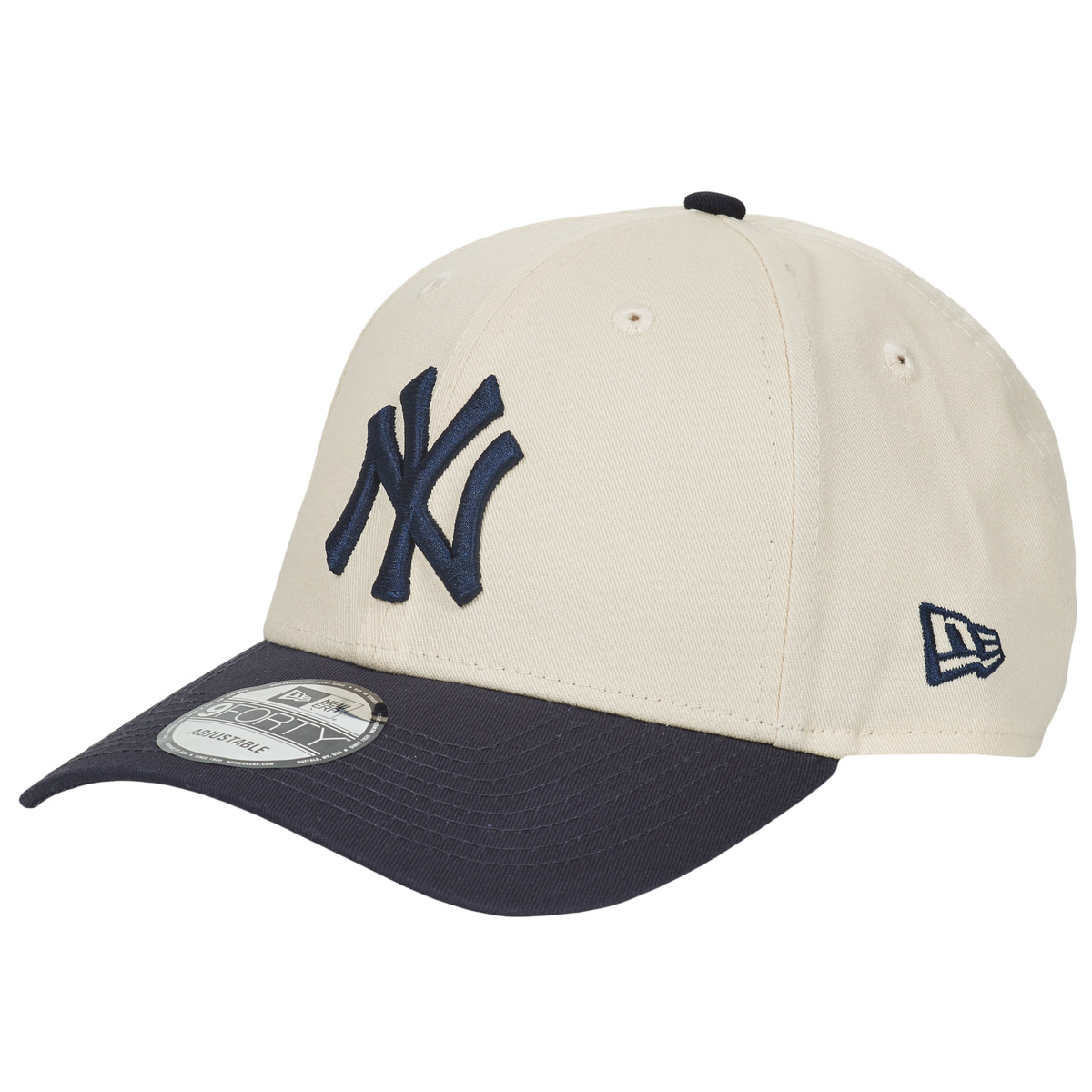New-Era - COLOURBLOCK 9FORTY NEW YORK YANKEES - Black / White