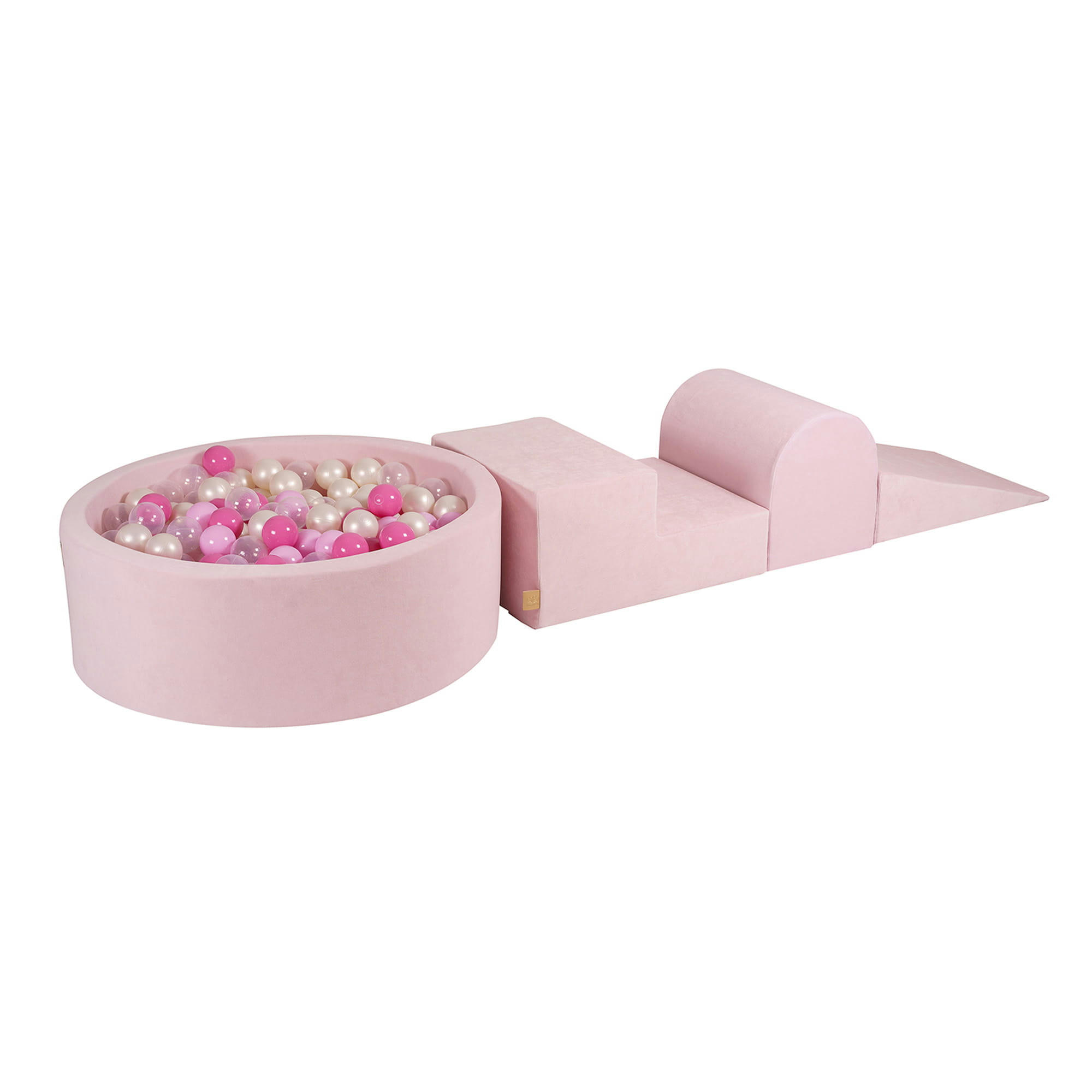 - Aire de jeu mousse, balle Rose Paste/clair/Transparent/Blanc Perle W90