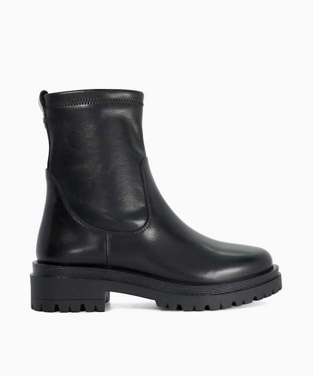 Paparazzis Black - Leather Ankle Boots