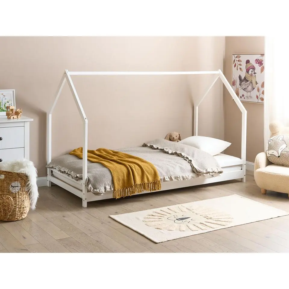 APPY - Kinderbed - Wit - 90 x 200 cm - Dennenhout